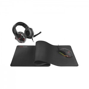 Combo Mars Gaming Headset + Rato + Tapete MCPPRO